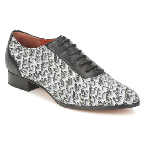 Shoes Women Brogues Missoni WM076 Black / Grey