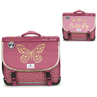 Bags Girl School bags Pol Fox CARATABLE BUTTERFLY 38 CM Pink / Gold