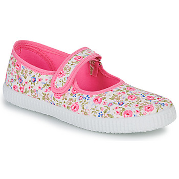 Shoes Girl Flat shoes Citrouille et Compagnie IVALYA Multicolour / Flowers