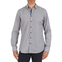 Clothing Men Long-sleeved shirts Hackett MEDALLION MULTI BD Blue