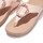 Shoes Women Flip flops FitFlop LULU CRYSTAL-CIRCLET LEATHER TOE-POST SANDALS Pink / Salt