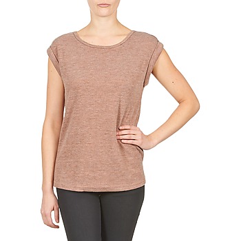 Clothing Women Short-sleeved t-shirts Color Block 3203417 Old / Pink / Mottled / Grey