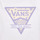 Clothing Girl Short-sleeved t-shirts Vans CHECKER FLORAL TRIANGLE BFF White / Purple