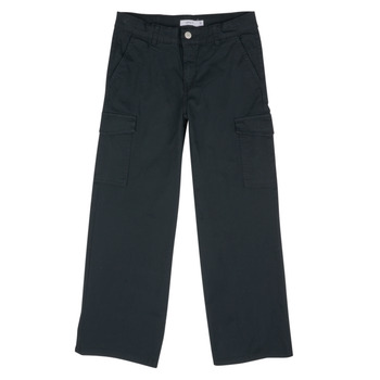 Clothing Girl Cargo trousers Name it NKFROSE WIDE TWILL CARGO 8108-BA Black