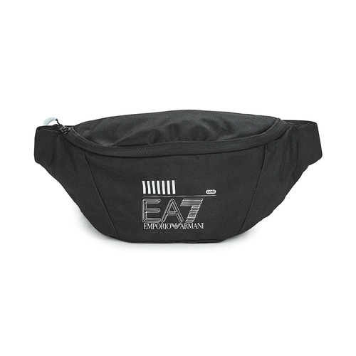Bags Bumbags Emporio Armani EA7 TRAIN CORE U SLING BAG - UNISEX SLING BAG Black / White