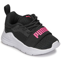 Shoes Girl Low top trainers Puma INF  WIRED RUN Black / Pink