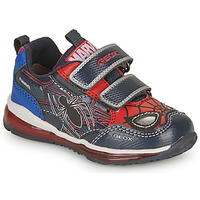 Shoes Boy Low top trainers Geox B TODO BOY  black / Navy / Red