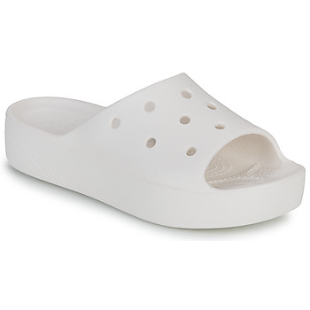 Shoes Sliders Crocs CLASSIC PLATFORM SLIDE White