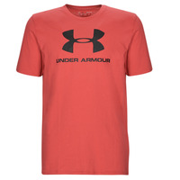 Clothing Men Short-sleeved t-shirts Under Armour SPORTSTYLE LOGO SS Red / Black / Black