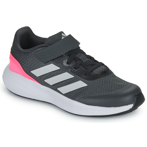 Shoes Girl Running shoes Adidas Sportswear RUNFALCON 3.0 EL K Grey / Pink