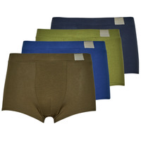 Underwear Men Boxer shorts Sloggi  MEN GO NATURAL HIPSTER PACK X4 Blue / Marine / Kaki / Brown