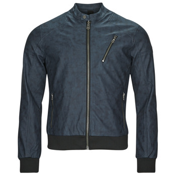 Clothing Men Leather jackets / Imitation leather Kaporal NINO ESSENTIEL Marine