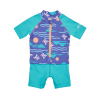 Clothing Boy Trunks / Swim shorts Columbia Sandy Shores Sunguard Suit Purple / Blue