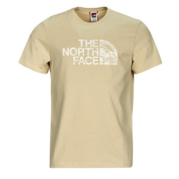 Clothing Men Short-sleeved t-shirts The North Face S/S Woodcut Dome Tee Beige