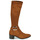Shoes Women High boots JB Martin LEONOR Canvas / Suede / Camel