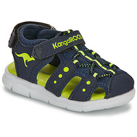 Shoes Boy Outdoor sandals Kangaroos K-Mini Marine / Yellow