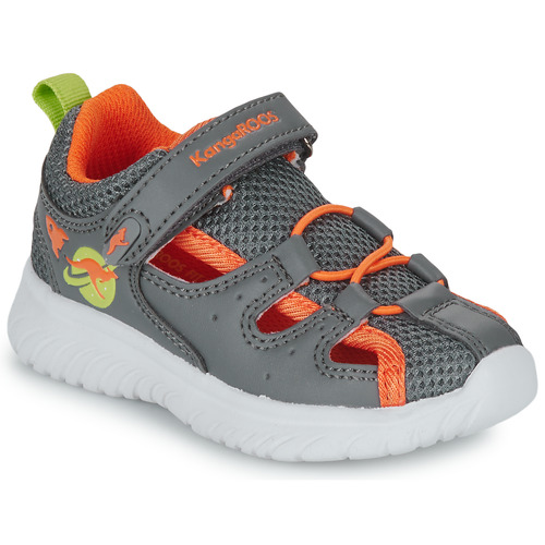 Shoes Boy Outdoor sandals Kangaroos KI-Speedlite EV Grey / Orange