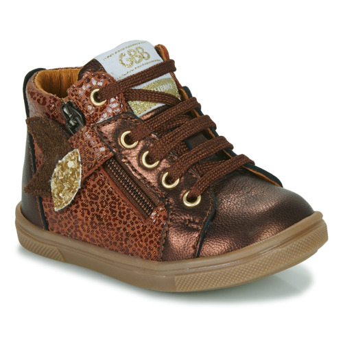 Shoes Girl Hi top trainers GBB VALA Brown