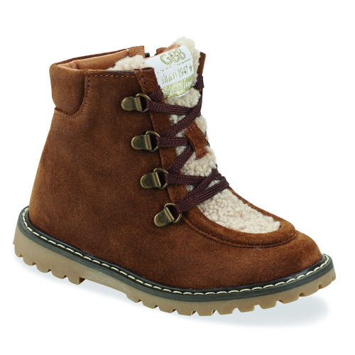 Shoes Girl Mid boots GBB LOUBELLE Brown