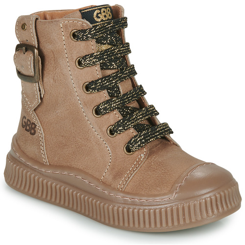 Shoes Girl Mid boots GBB EDIANNE Beige