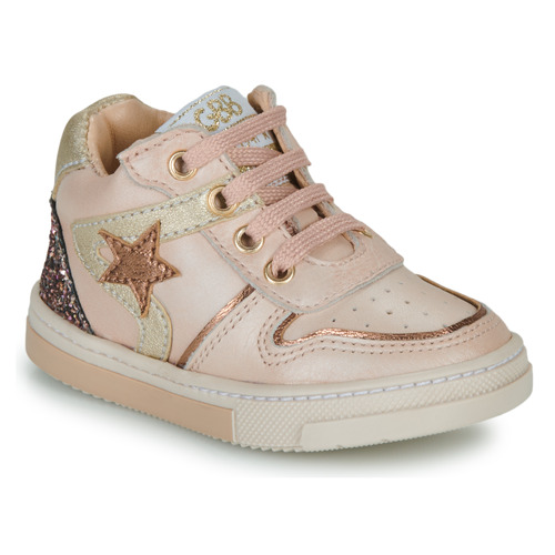 Shoes Girl Hi top trainers GBB LAMANE Pink