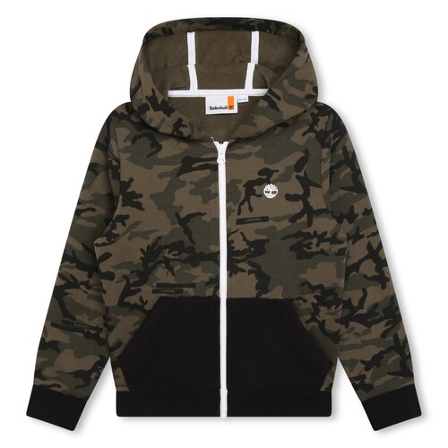 Clothing Boy Sweaters Timberland T25U41-655-C Camouflage
