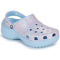 Shoes Women Clogs Crocs Classic Platform Glitter ClogW Blue / Calcite / Multi