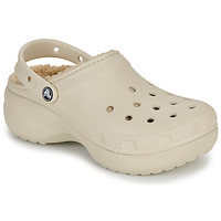 Shoes Women Clogs Crocs Classic Platform Lined Clog W Beige
