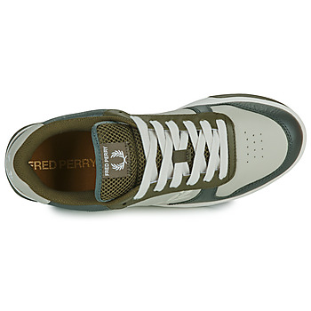 Fred Perry B300 TEXTURED LEATHER / BRANDED Beige / Black