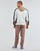 Clothing Men Track tops Lacoste SH1301-RI2 Marine / White / Brown