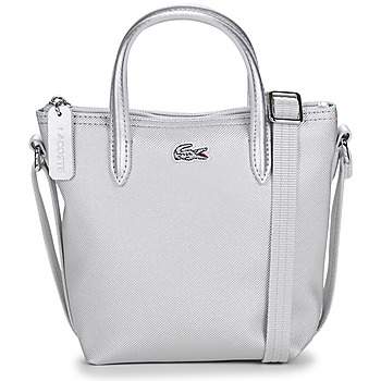 Bags Women Shoulder bags Lacoste L.12.12 CONCEPT SEASONAL Silver