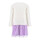 Clothing Girl Short Dresses TEAM HEROES  ROBE REINES DES NEIGES / FROZEN White / Purple