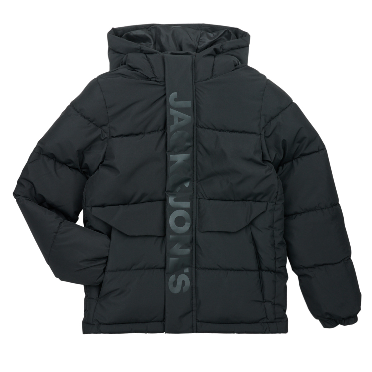 Jack & Jones JCOSPEED PUFFER SN Black - Free Delivery with Rubbersole.co.uk  ! - Clothing Duffel coats Child £