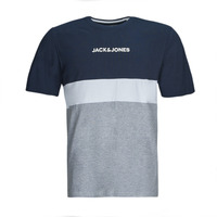 Clothing Men Short-sleeved t-shirts Jack & Jones JJEREID BLOCKING TEE SS Multicolour