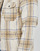 Clothing Men Jackets Scotch & Soda Wool-Blend Zip-Thru Check Overshirt Camel