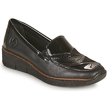 Shoes Women Loafers Rieker 53785-00 Black