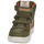 Shoes Boy Hi top trainers hummel STADIL PRO JR Kaki / Orange