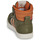 Shoes Boy Hi top trainers hummel STADIL PRO JR Kaki / Orange