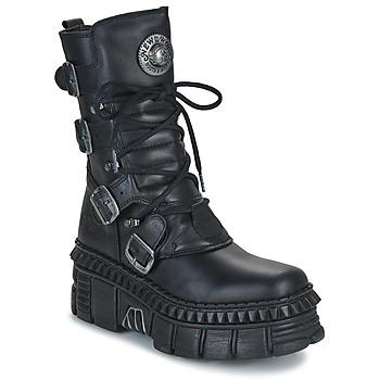 Shoes Boots New Rock M-WALL373-S6 Black
