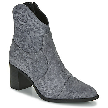 Shoes Women Mid boots Casta TEA Grey / Jean