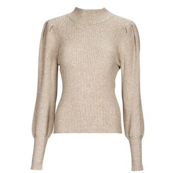 Clothing Women Jumpers Only ONLKATIA L/S HIGHNECK PULLOVER KNT Beige