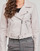 Clothing Women Leather jackets / Imitation leather Only ONLNEWVERA FAUX LEATHER BIKER CC OTW Beige