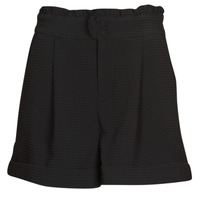 Clothing Women Shorts / Bermudas Only ONLROSEMARY HW FRILL WAFFLE SHORTS PNT Black