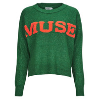 Clothing Women Jumpers Only ONLMUSE LS ONECK CS KNT Green