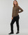 Clothing Women Tops / Blouses Only ONLKACEY FR L/S HIGH NECK TOP PTM Brown