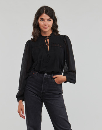 Clothing Women Tops / Blouses Only ONLMADONNA L/S TOP WVN Black