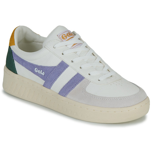 Shoes Women Low top trainers Gola GRANDSLAM TRIDENT White / Purple