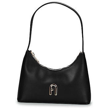 Bags Women Small shoulder bags Furla FURLA DIAMANTE MINI SHOULDER BAG Black