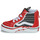 Shoes Boy Hi top trainers Vans TD SK8-Hi Zip Bolt Black / Red