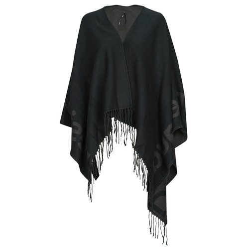Clothes accessories Women Scarves / Slings Desigual LOGO PARIS Black / Grey